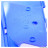 Carénage flanc arrière gauche bleu metal origine CM00300100A3 pour scooter Piaggio 50/125 Typhoon 1993-2010 * Déstockage !