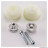 Tampons de protection + embouts Omega pour Peugeot XR6 blanc (2 paires) *Prix discount !
