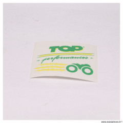 Autocollant top performances vintage (60×50 mm) sticker moto scooter mécaboite tuning * Déstockage !