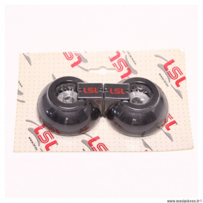 Tampons de protection noir LSL pour moto / scooter / Maxiscooter / 50 à boite (la paire) * Déstockage !