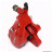Étrier de frein avant complet rouge pour scooter mbk booster nitro yamaha bws peugeot tkr trekker piaggio typhoon * Déstockage !
