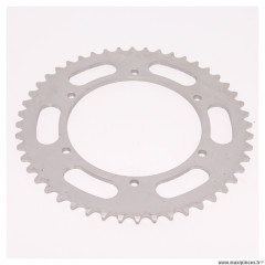 Couronne (1541) alu pas 520 48 dents 6 trous de fixations Ø interieur 142mm Ø entraxe de vis de fixation 162mm Suzuki 175 PE 1980/82 * Déstockage !