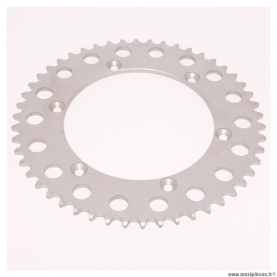 Couronne (1510) alu pas 520 50 dents 6 trous de fixations Ø interieur 155mm Ø entraxe de vis de fixation 175mm HUSQVARNA 125/250cc WRK 88/89 * Déstockage !