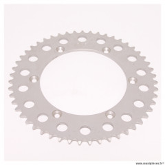 Couronne (1510) alu pas 520 51 dents 6 trous de fixations Ø interieur 155mm Ø entraxe de vis de fixation 175mm HUSQVARNA 125/250cc WRK 88/89 * Déstockage !
