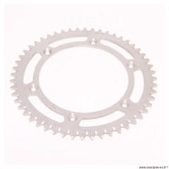 Couronne (ERGAL 896) alu pas 520 52 dents 6 trous de fixations Ø interieur 165mm Ø entraxe de vis de fixation 190mm KTM MX 125cc * Déstockage !