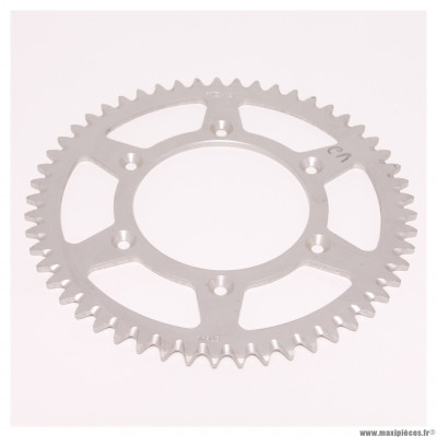Couronne (ERGAL 0210) alu pas 520 53 dents 6 trous de fixations Ø interieur 125mm Ø entraxe de vis de fixation 153mm Honda CRF 250cc R/X * Déstockage !