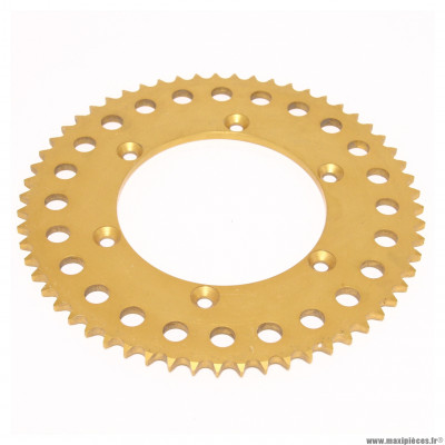 Couronne alu pas 428 59 dents 6 trous de fixations Ø interieur 126mm Ø entraxe de vis de fixation 146mm Suzuki DR 125cc SM * Déstockage !