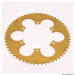 Couronne (1503) alu pas 428 56 dents 6 trous de fixations Ø interieur 110mm Ø entraxe de vis de fixation 125mm Sherco SE/SM * Déstockage !