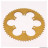 Couronne (1503) alu pas 428 56 dents 6 trous de fixations Ø interieur 110mm Ø entraxe de vis de fixation 125mm Sherco SE/SM * Déstockage !