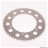 Couronne (0804) alu pas 520 50 dents 6 trous de fixations Ø interieur 148mm Ø entraxe de vis de fixation 170mm Suzuki 650 DR 90/95 * Déstockage !