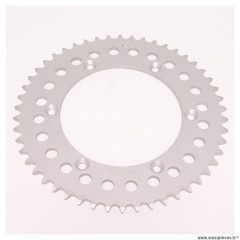 Couronne aluminium 50 dents 6 trous pour moto Suzuki 750 DR 1988 à 1989 / 800 DR 1988 à 1997 * Déstockage !