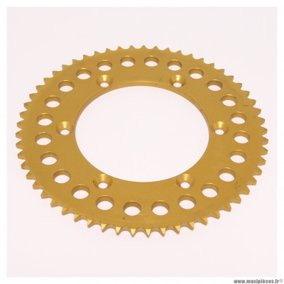 Couronne alu pas 428 57 dents 6 trous de fixations Ø interieur 126mm Ø entraxe de vis de fixation 146mm Suzuki DR 125cc SM * Déstockage !