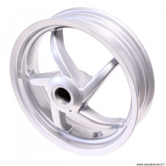 Roue arrière grise 13 pouces x 3,50 (Grimeca) origine pour scooter Aprilia SR H2O ditech+carbu de 2000 à 2004 * Déstockage !