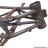 Cadre moto de piste Conti RX 356 V1/V2 Fixation moteur haut + support mono-bras - Non peint / modèle spécifique * Déstockage !
