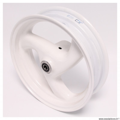 Roue/jante avant 12 blanche pour moto Conti RX 356 V4 50/70cc * Déstockage !