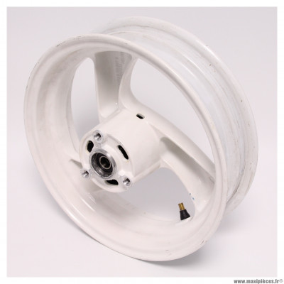 Roue/jante arrière 12 blanche pour moto Conti RX 356 V4 50/70cc * Déstockage !