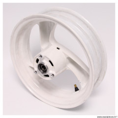 Roue/jante arrière 12 blanche pour moto Conti RX 356 V4 50/70cc * Déstockage !
