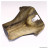 Sabot bas de caisse carénage 2010 12 (Variante 2) en fibre d'occasion, peinture noire, avec fissures et rayures à réparer, pour moto de piste Conti RX 356 V3/V4 * Déstockage !