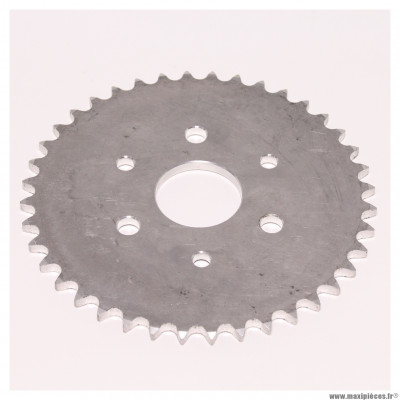 Couronne alu Z40 420 Ø40,5 mm pour moto conti RX 356 V4 50/70/80cc et autres - 6 trous * Déstockage !