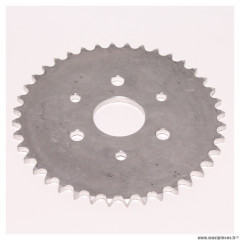 Couronne alu Z40 420 Ø40,5 mm pour moto conti RX 356 V4 50/70/80cc et autres - 6 trous * Déstockage !