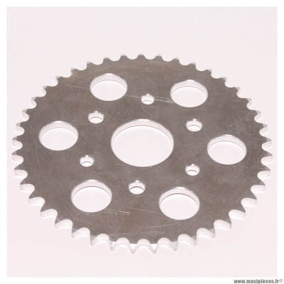 Couronne alu Z41 420 Ø40,5 mm pour moto conti RX 356 V4 50/70/80cc et autres - 6 trous * Déstockage !