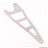 Patte de support d'échappement inox pour moto Conti RX 356 (2008) * Déstockage !