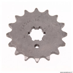 Pignon de sortie de boîte 16 dents pour moto Conti RX125 Pre GP (moteur Husqvarna) * Déstockage !