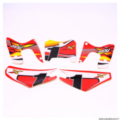 Kit déco rouge pour mini moto Conti 50 X-BOY 2004 * Déstockage !