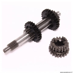 Arbre primaire complet de boîte de vitesse pour moteur Morini Conti RX 356 * Déstockage !