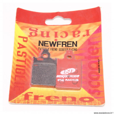 Plaquettes de frein avant NEWFREN pour mécaboite Derbi GPR / MBK X-Limit / Yamaha DT50R * Déstockage !
