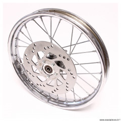 Roue avant 1.5 x 14 pouces (+ disque) pour moto Conti RX750 * Déstockage !