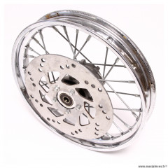 Roue avant 1.5 x 12 pouces (+ disque) pour moto Conti RX750 * Déstockage !