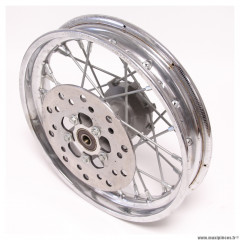 Roue avant 1.5 x 10 pouces (+ disque) pour moto Conti RX650 * Déstockage !
