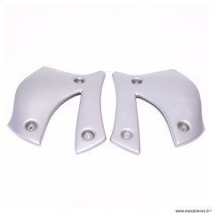 Paire d'ouie de reservoir gris pour mini moto Conti RX650 / RX750 * Déstockage !