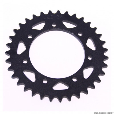 Couronne acier noir (420) 35 dents pour moto Conti RX650 * Déstockage !