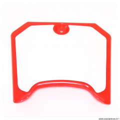 Plaque avant cross rouge et blanc pour mini moto Conti 50 X-BOY * Déstockage !