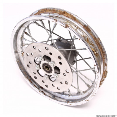 Roue avant 1.5 x 10 pouces (+ disque) pour dirt bike Conti * Déstockage !