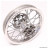 Roue arrière 1.6 x 12 pouces (+ disque 150mm) pour dirt bike Conti * Déstockage !