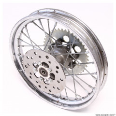 Roue arrière 1.5 x 12 pouces (+ disque et couronne) pour dirt bike Conti * Déstockage !