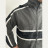 Veste de pluie moto Wiils Homme/Femme imperméable à capuche et coupe-vent Taille L gris/noir *Destockage !