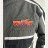 Veste de pluie moto Wiils Homme/Femme imperméable à capuche et coupe-vent Taille L gris/noir *Destockage !