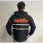Veste de pluie moto Wiils Homme/Femme imperméable à capuche et coupe-vent Taille L noir *Destockage !