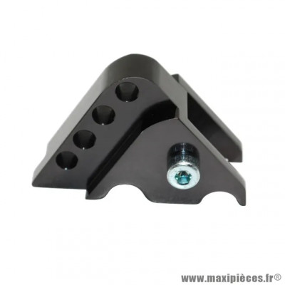 Rehausse amortisseur noir 4 positions pour moteur Minarelli vertical et horizontal, compatible avec MBK 50 Booster 2004+, Nitro, Ovetto, Yamaha 50 BWS 2004+, Aerox, Neos