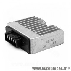 Régulateur 639751 adaptable pour Piaggio 50 LX, Liberty, Fly, Typhoon, NRG, Vespa Primavera, Sprint, Gilera SMT, Derbi Senda, Aprilia RS4, SX, RX