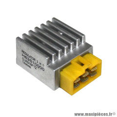 Régulateur de tension 50 A adaptable pour Derbi Senda 2006+, GPR 2006+, Gilera 50 SMT 2006+, RCR 2006+, Aprilia 50 RS 2006+, RS4 2012+ (moteur Piaggio Euro 3)