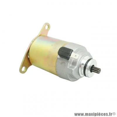 Démarreur compatible 50cc 4T pour scooter Peugeot Speedfight 3, Ludix Pro, Tweet, SYM Mio, Fiddle, Simply, Symphony (Référence OEM : 31200-A1A-000)