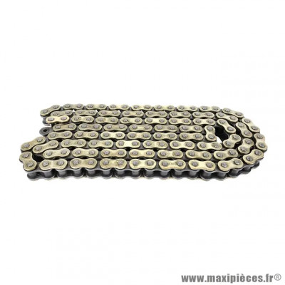 Chaine renforcée 428 134 maillons pour moto 125cc