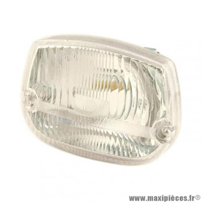 Phare optique avant adaptable pour cyclomoteur Piaggio PX Ciao