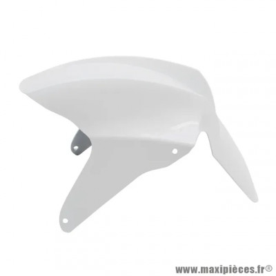 Garde boue avant blanc adaptable MBK 50 Nitro 1997-2012 / Yamaha 50 Aerox 1997-2012