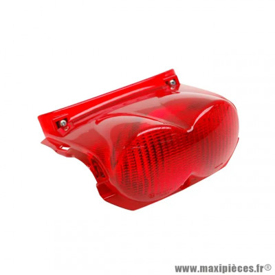 Feu arrière complet rouge adaptable pour scooter Mbk Ovetto 50 et Yamaha Neos 50 (OEM : 5AD-H4710-00)
